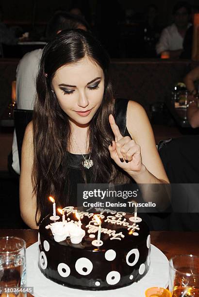 Sasha Grey celebrates her 21st Birthday at Tao Las Vegas on March 14, 2009 in Las Vegas, Nevada.