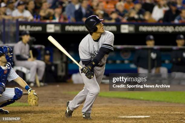 May 20, 2007 - New York, NY, USA - HIDEKI MATSUI during the New York Yankees against New York Mets at Shea Stadium in New York. The Yankees won the...