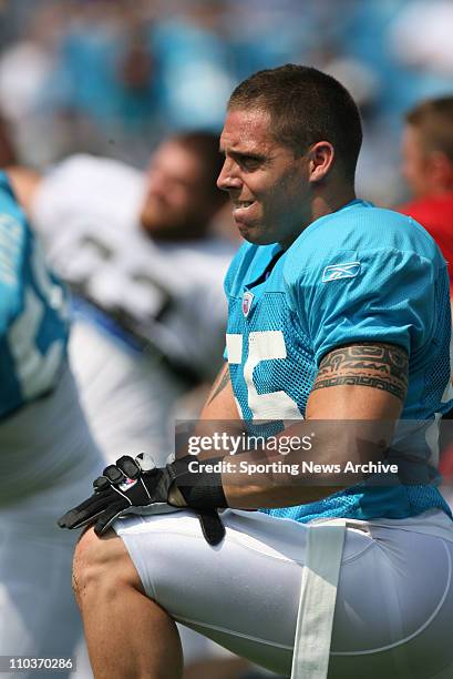 Aug 04, 2007 - Charlotte, NC, USA - Carolina Panthers DAN MORGAN on Aug. 4, 2007 at Fan Fest at Bank of America Stadium in Charlotte, NC.