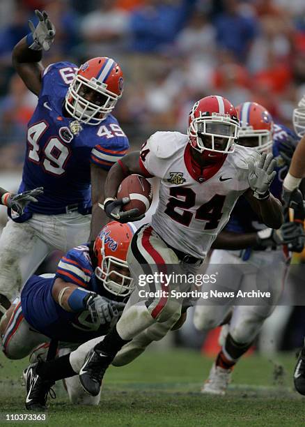 Oct 17, 2007 - Jacksonville, Florida, USA - Georgia KNOWSHON MORENO against Florida on Oct. 17, 2007 in Jacksonville, FL. Georgia won 42-30.