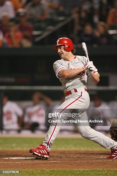 Jul 14, 2006; Baltimore, MD, USA; Philadelphia Phillies DAVID BELL against Baltimore Orioles at Orioles Park at Camden Yards in Baltimore, Md., on...