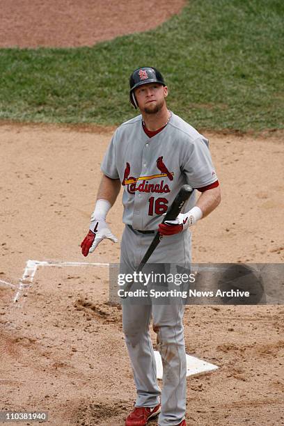 Aug 19, 2006; Chicago, IL, USA; St. Louis Cardinals CHRIS DUNCAN against Chicago Cubs in Chicago.