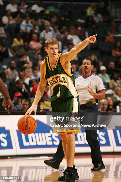 Luke Ridout 1,581 Seattle Supersonics Luke Ridnour Photos & High Res Pictures ...