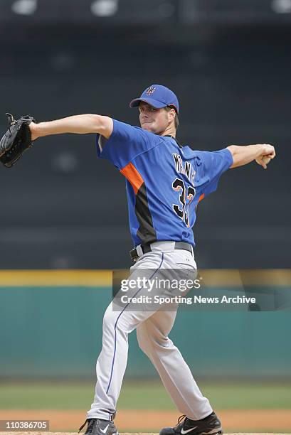 Mar 14, 2007 - Lakeland, FL, USA - MLB Baseball: Detroit Tigers against New York Mets John Maine at the Tigers spring training facility, Joker...