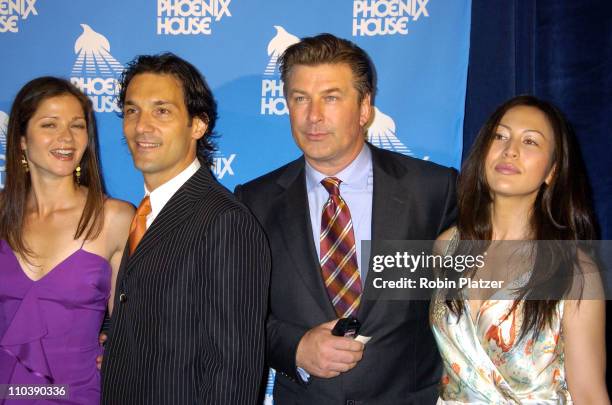 Jill Hennessy and husband Paolo Santopietro, Alec Baldwin and Nicole Seidel