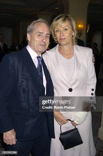 Sir Harry Evans and Tina Brown during The Phoenix House Benefit Honors Jeff Zucker with Phoenix Rising Award at The Waldorf Astoria Hotel in New York...