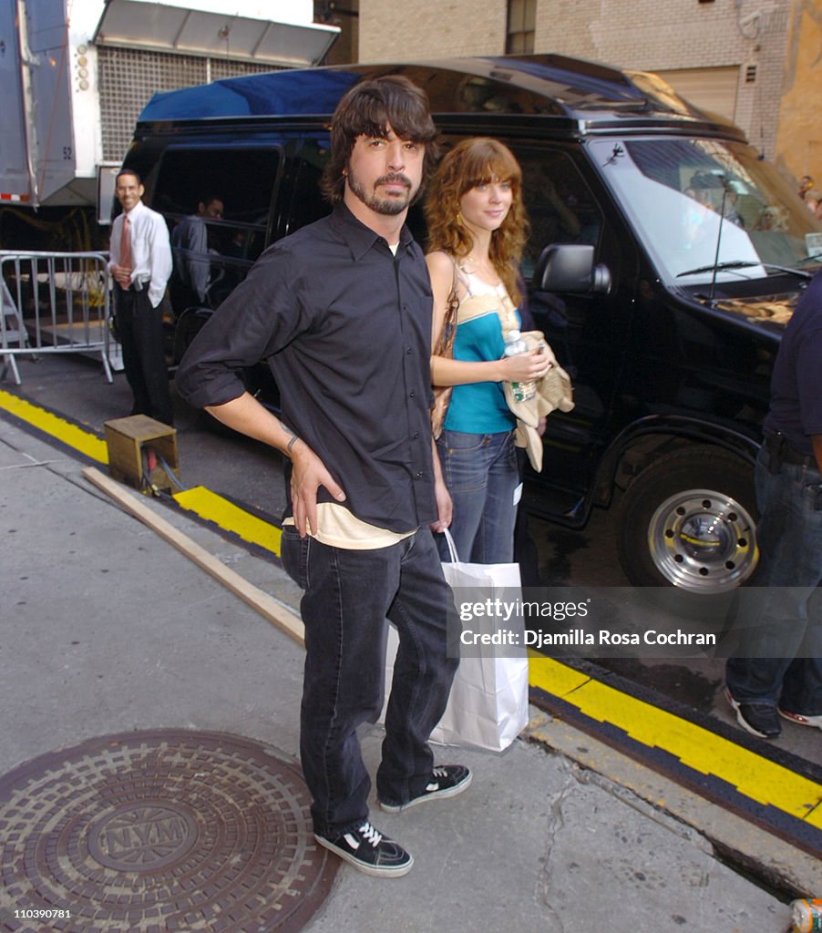 The Foo Fighters Visit the "Late Show With David Letterman" - June 13, 2005