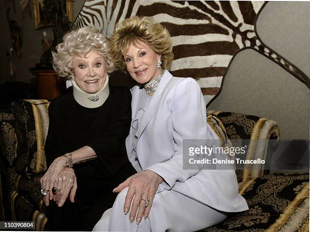 Phyllis Diller and Phyllis McGuire during CineVegas Film Festival 2005 - "The Aristocrats" - Party at Brenden Theatres in Las Vegas, Nevada, United...