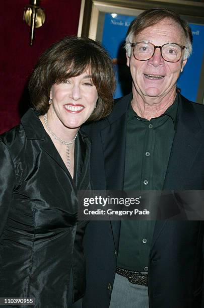 Nora Ephron and husband Nick Pileggi during "Bewitched" New York City Premiere - Inside Arrivals at Ziegfeld Theater in New York City, New York,...