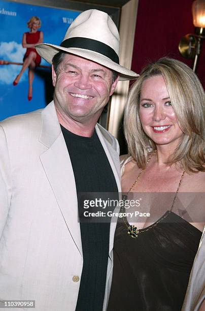 Micky Dolenz and wife Donna Quinter during "Bewitched" New York City Premiere - Inside Arrivals at Ziegfeld Theater in New York City, New York,...