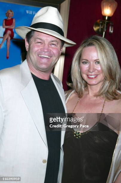 Micky Dolenz and wife Donna Quinter during "Bewitched" New York City Premiere - Inside Arrivals at Ziegfeld Theater in New York City, New York,...