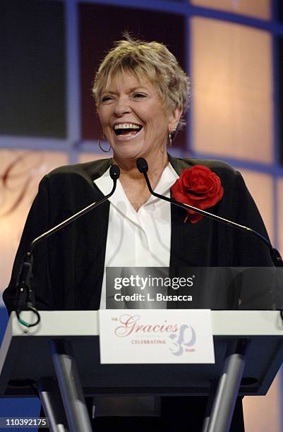 Linda Ellerbee during American Women in Radio & Television 30th Annual Gracie Allen Awards - Show at New York Marriot Marquis Hotel in New York City,...