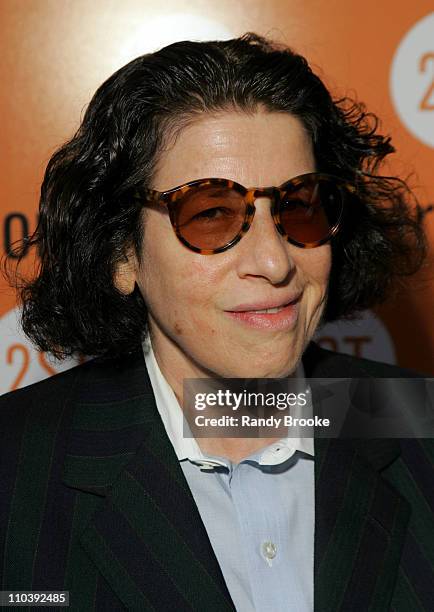 Fran Lebowitz during "Birdie Blue" Off-Broadway Opening Night - Arrivals at Second Stage Theater in New York City, New York, United States.