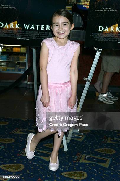 Ariel Gade during "Dark Water" New York City Premiere - Inside Arrivals at Clearview Chelsea West Cinema in New York City, New York, United States.