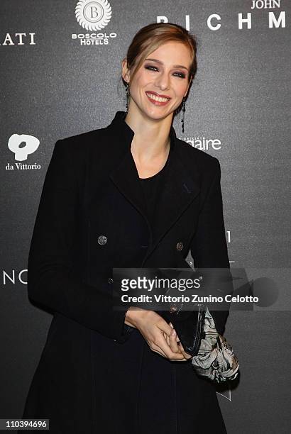Nora Mogalle attends the "Fundaction Privada Samuel Eto'o" Charity Event Red Carpet on March 17, 2011 in Milan, Italy.