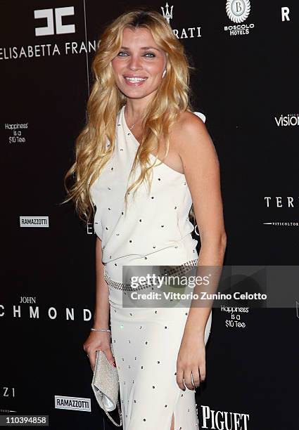 Esther Canadas attends the "Fundaction Privada Samuel Eto'o" Charity Event Red Carpet on March 17, 2011 in Milan, Italy.