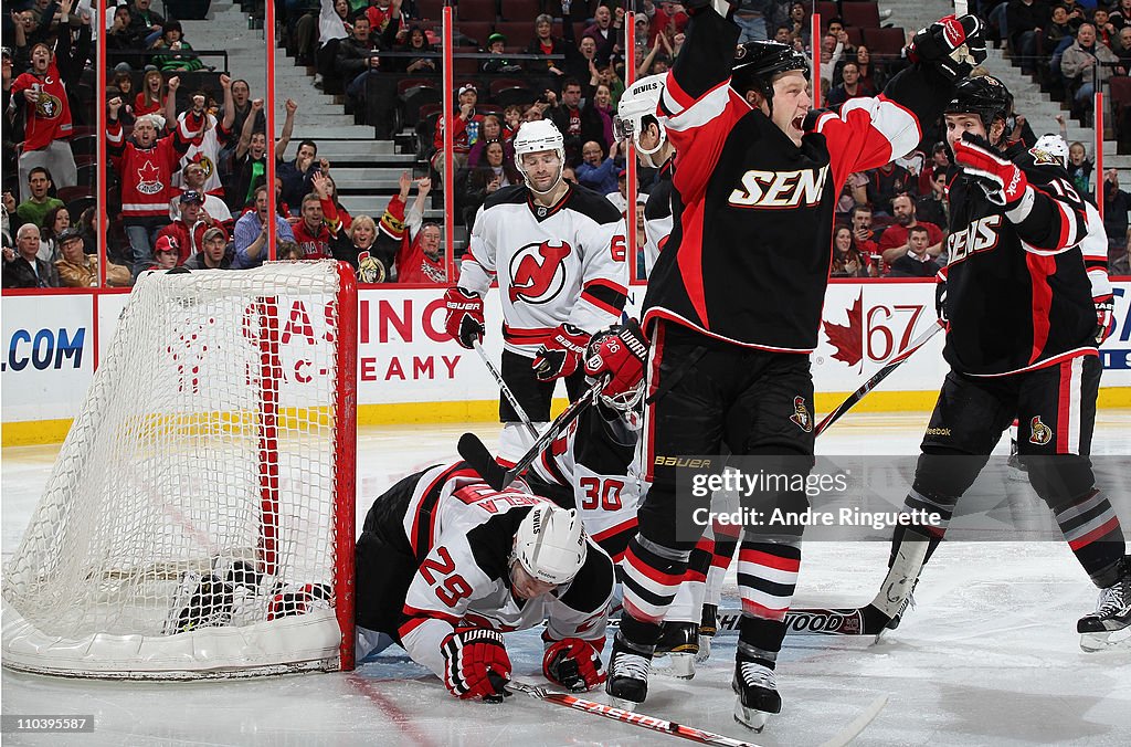 New Jersey Devils v Ottawa Senators