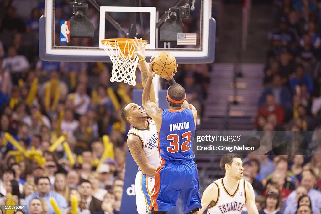 Detroit Pistons v Oklahoma City Thunder