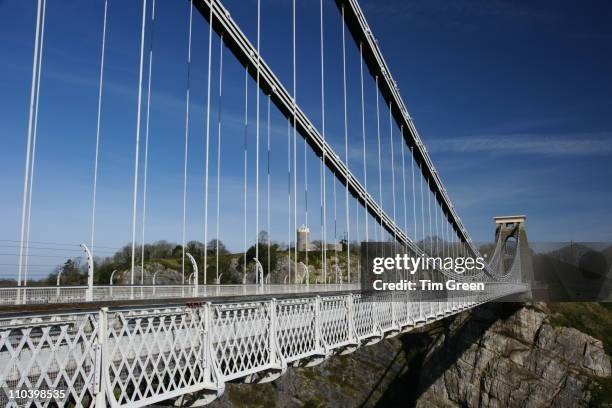 suspension bridge - clifton bridge stock pictures, royalty-free photos & images