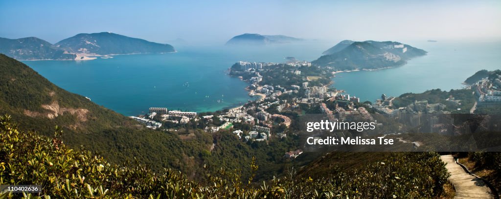 View of Stanley from Wilson Trail in Hong Kong