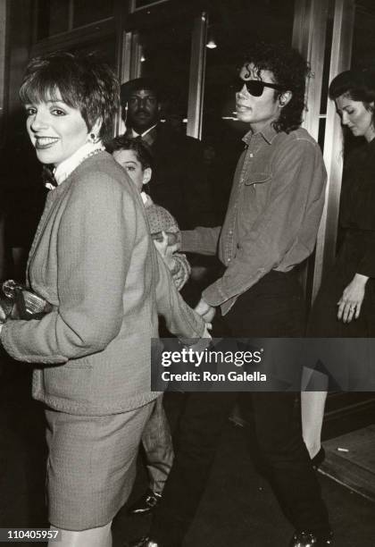 Michael Jackson and Liza Minnelli