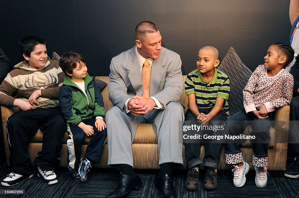 John Cena Visits Children From The Garden Of Dreams Foundation