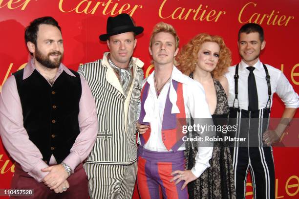 The Scissor Sisters during Cartier and Interview Magazine Celebrate The Cartier Charity Love Bracelet at The Cartier Mansion in New York City, New...