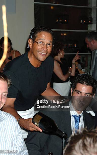 Bryant Gumbel during Celebrities Wait Tables To Benefit Project ALS at Sapa in New York City, New York, United States.