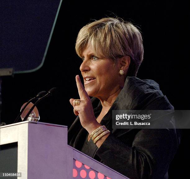 Suze Orman, winner Outstanding Program Host during 31st Annual American Women in Radio & Television Gracie Allen Awards - Show at Mariott Marquis in...