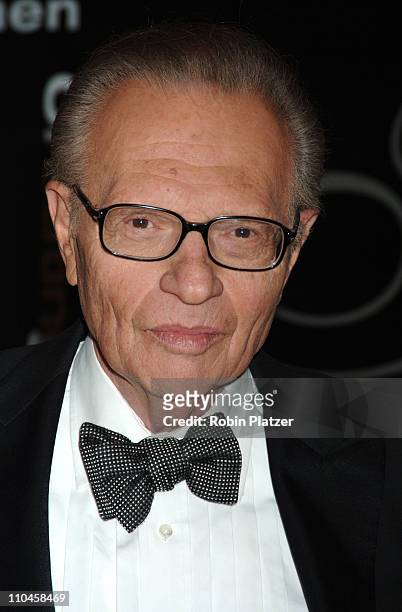 Larry King during 31st Annual American Women in Radio & Television Gracie Allen Awards - Red Carpet at Marriot Marquis in New York City, New York,...
