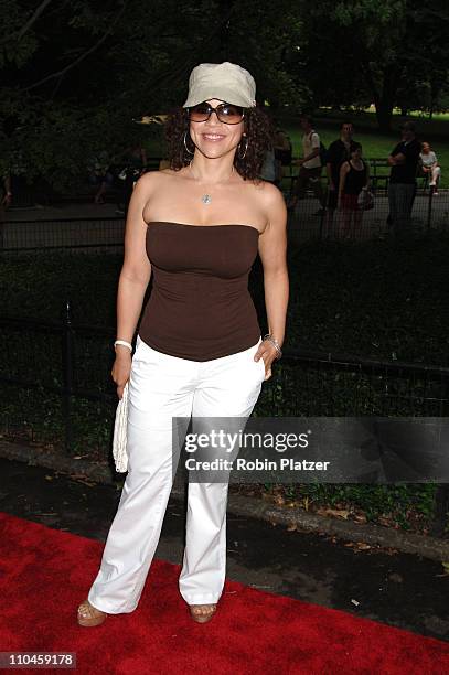 Rosie Perez during The Public Theatres Summer Gala Honoring Meryl Streep and Kevin Kline and Opening Night of MacBeth at Central Park in New York,...