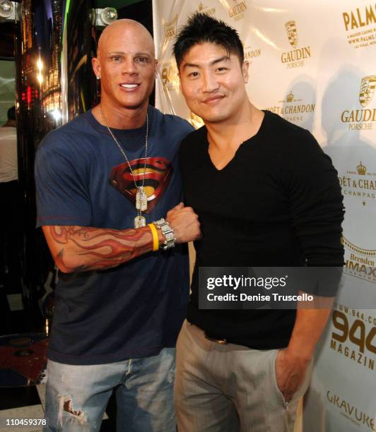 Johnny Brenden and Brian Tee during "Superman Returns" Special Screening Hosted by The Palms Hotel and Casino Resort and 944 Magazine at Brenden...