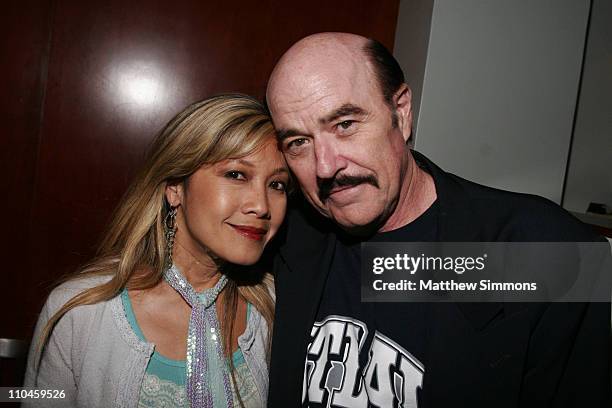 Krissann Shipley and Reggie Bannister during 2006 Los Angeles Film Festival - "Last Rites" party at Tengu at Tengu in Los Angeles, California, United...