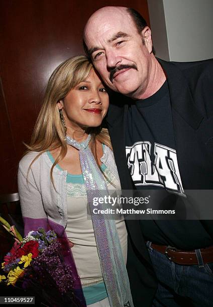 Krissann Shipley and Reggie Bannister during 2006 Los Angeles Film Festival - "Last Rites" party at Tengu at Tengu in Los Angeles, California, United...
