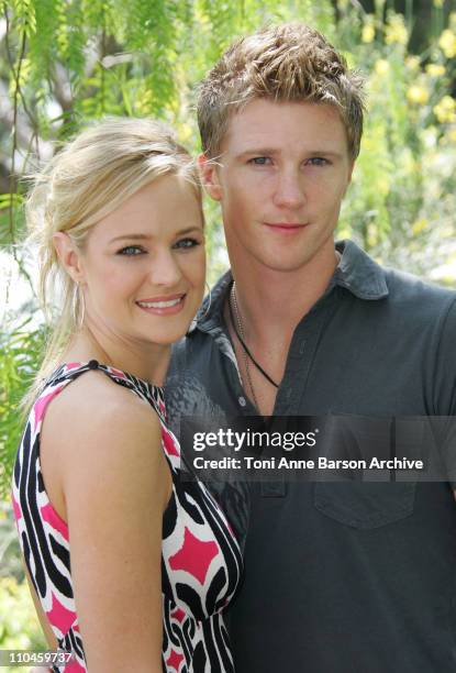 Sharon Case and Thad Luckinbill during 46th Monte Carlo Television Festival - "The Young and The Restless" Photocall at Grimaldi Forum in Monte...