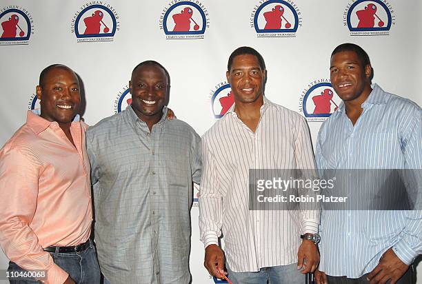 Jeremy Lincoln, Sterling Sharpe, Marcus Allen and Michael Strahan