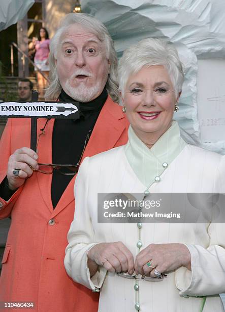 Marty Ingels and Shirley Jones during Hallmark Channel TCA Party - July 12, 2006 at Ritz Carlton Huntington Hotel in Pasadena, California, United...