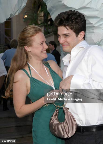 Erin Cottrell and Logan Bartholomew during Hallmark Channel TCA Party - July 12, 2006 at Ritz Carlton Huntington Hotel in Pasadena, California,...