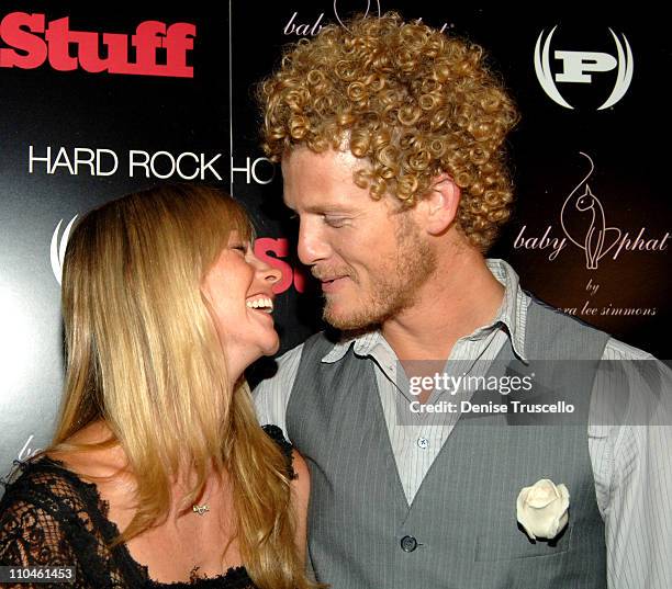 Cameron Richardson and Ben Schulman during STUFF Magazine Music Issue Weekend Poker Tournement Hosted By Phat Farm, Baby Phat and STUFF Magazine at...
