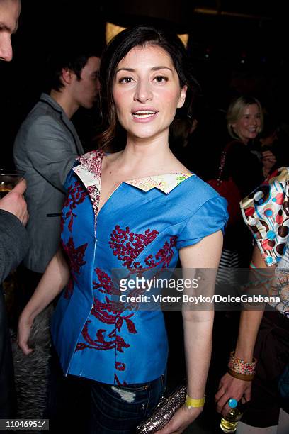 Sofiko Shevardnadze attends the Dolce&Gabbana and Martini Dance Art Garage party on March 17, 2011 in Moscow, Russia.