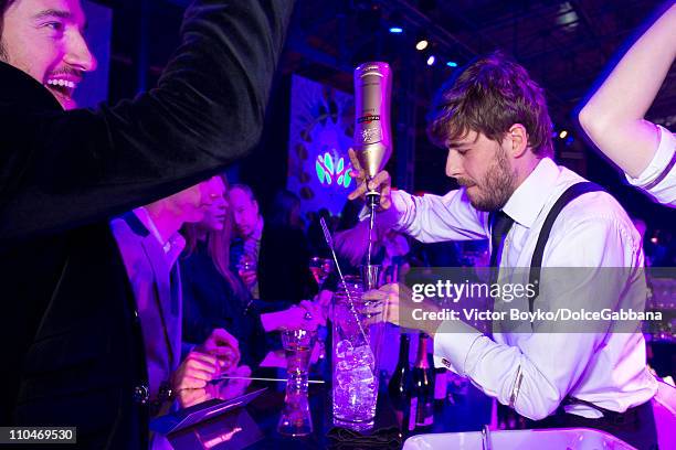 General view and atmosphere during the Dolce&Gabbana and Martini Dance Art Garage party on March 17, 2011 in Moscow, Russia.