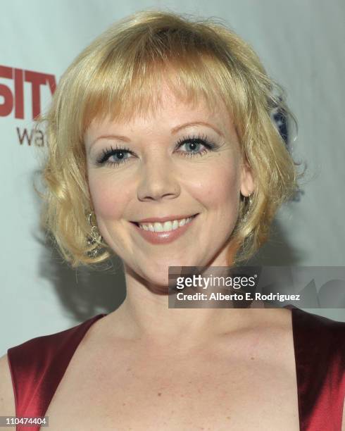 Actress Emily Bergl arrives to Generosity Water's 3rd Annual "Night of Generosity" benefit on March 18, 2011 in Los Angeles, California.