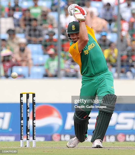 Jacques Kallis of South Africa during the ICC Cricket World Cup group B match between South Africa and Bangladesh at the SBNCS in Mirpur on March 19,...