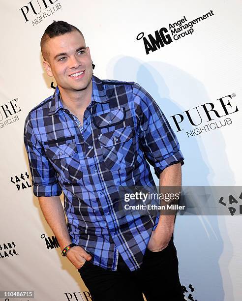 Actor Mark Salling arrives at the Pure Nightclub at Caesars Palace early March 20, 2011 in Las Vegas, Nevada.