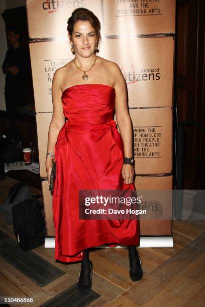 Tracey Emin attends the Cardboard Citizens fundraising dinner held at Christ Church Spitalfields on March 19, 2011 in London, England.