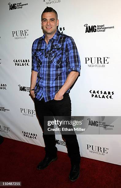 Actor Mark Salling arrives at the Pure Nightclub at Caesars Palace early March 20, 2011 in Las Vegas, Nevada.