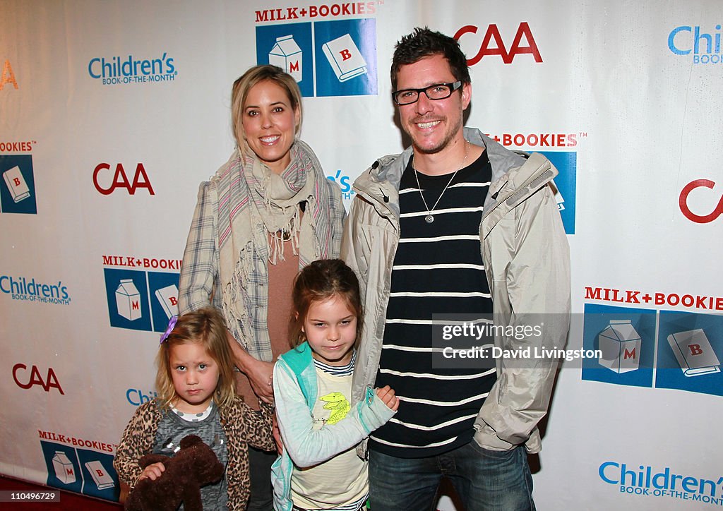Recording artist Stefan Lessard of Dave Matthews Band and family ...