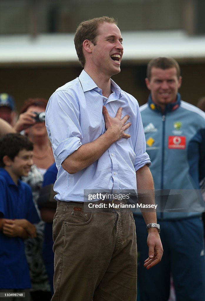 Prince William Visits Australia - Day 3