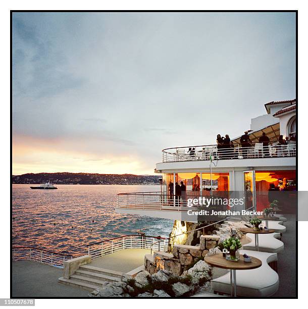 The vista of Hotel du Cap is photographed for Vanity Fair Magazine on May 15, 2010 in Cannes, France. Published image.