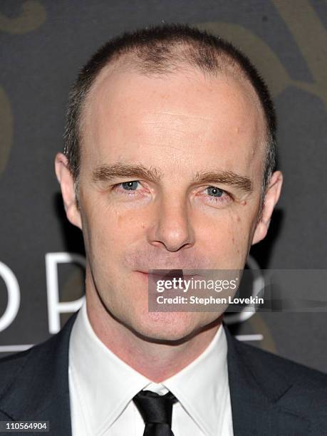 Actor Brían F. O'Byrne attends the "Mildred Pierce" premiere at the Ziegfeld Theatre on March 21, 2011 in New York City.